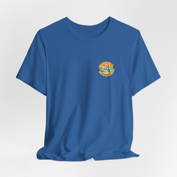 Florida Certified Clothing Tee — Vintage Beach Graphic Short Sleeve Shirt