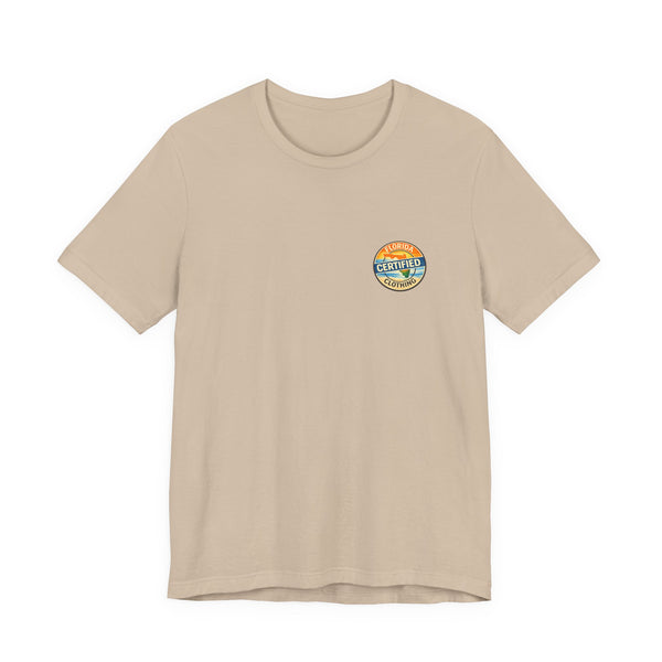 Florida Sandbar Weekends T-Shirt — Retro Beach Palm Sunset Tee