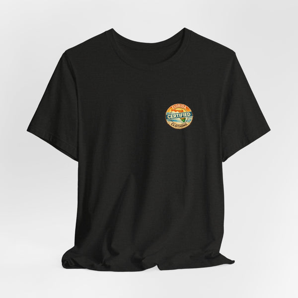 Florida Certified Clothing Tee — Vintage Beach Graphic Short Sleeve Shirt