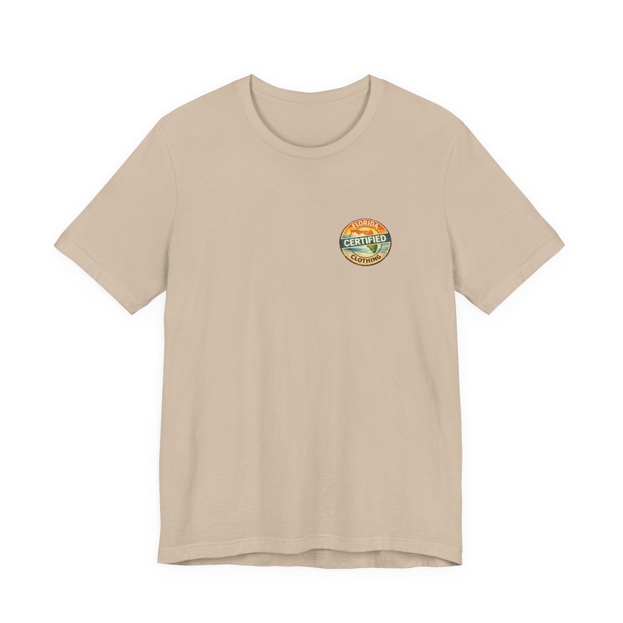 Florida Certified Clothing Tee — Vintage Beach Graphic Short Sleeve Shirt