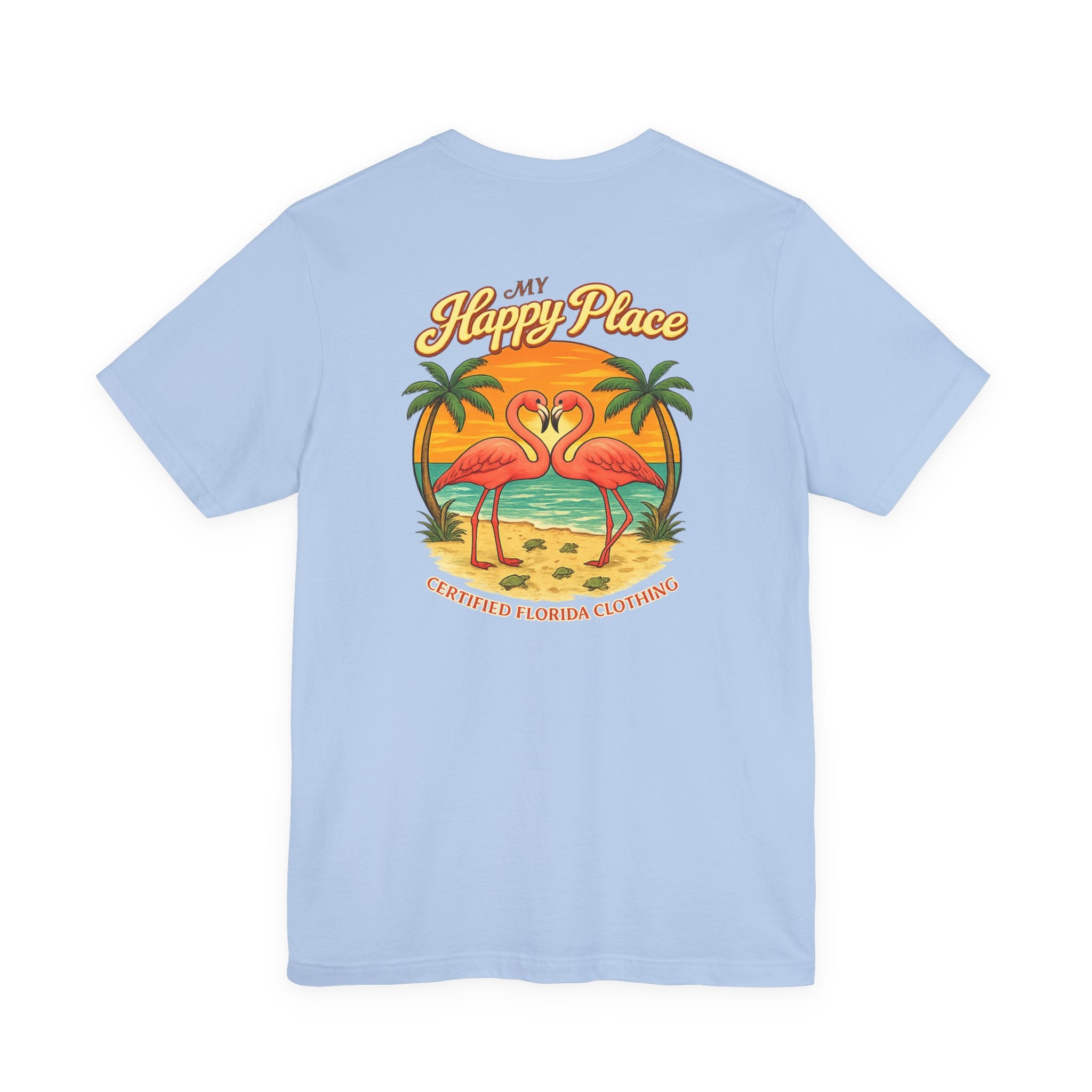 My Happy Place Flamingos & Sea Turtles T-Shirt