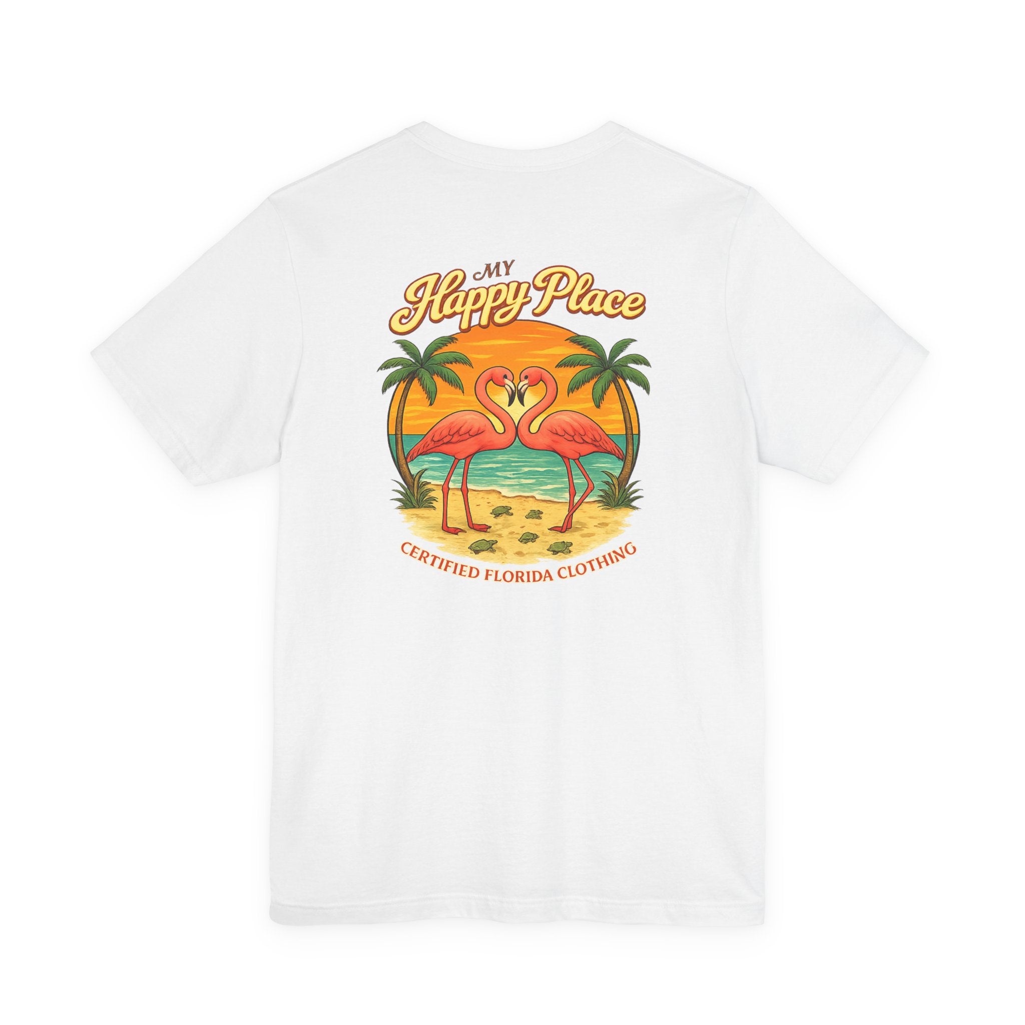 My Happy Place Flamingos & Sea Turtles T-Shirt