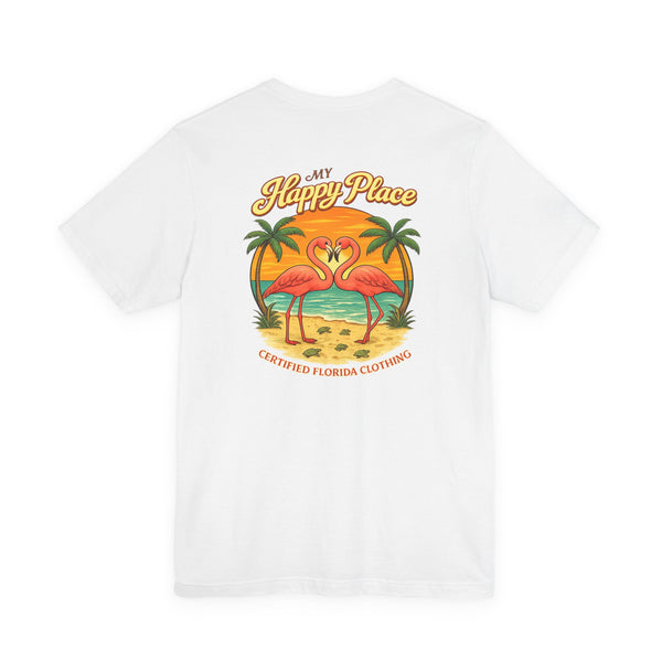 My Happy Place Flamingos & Sea Turtles T-Shirt