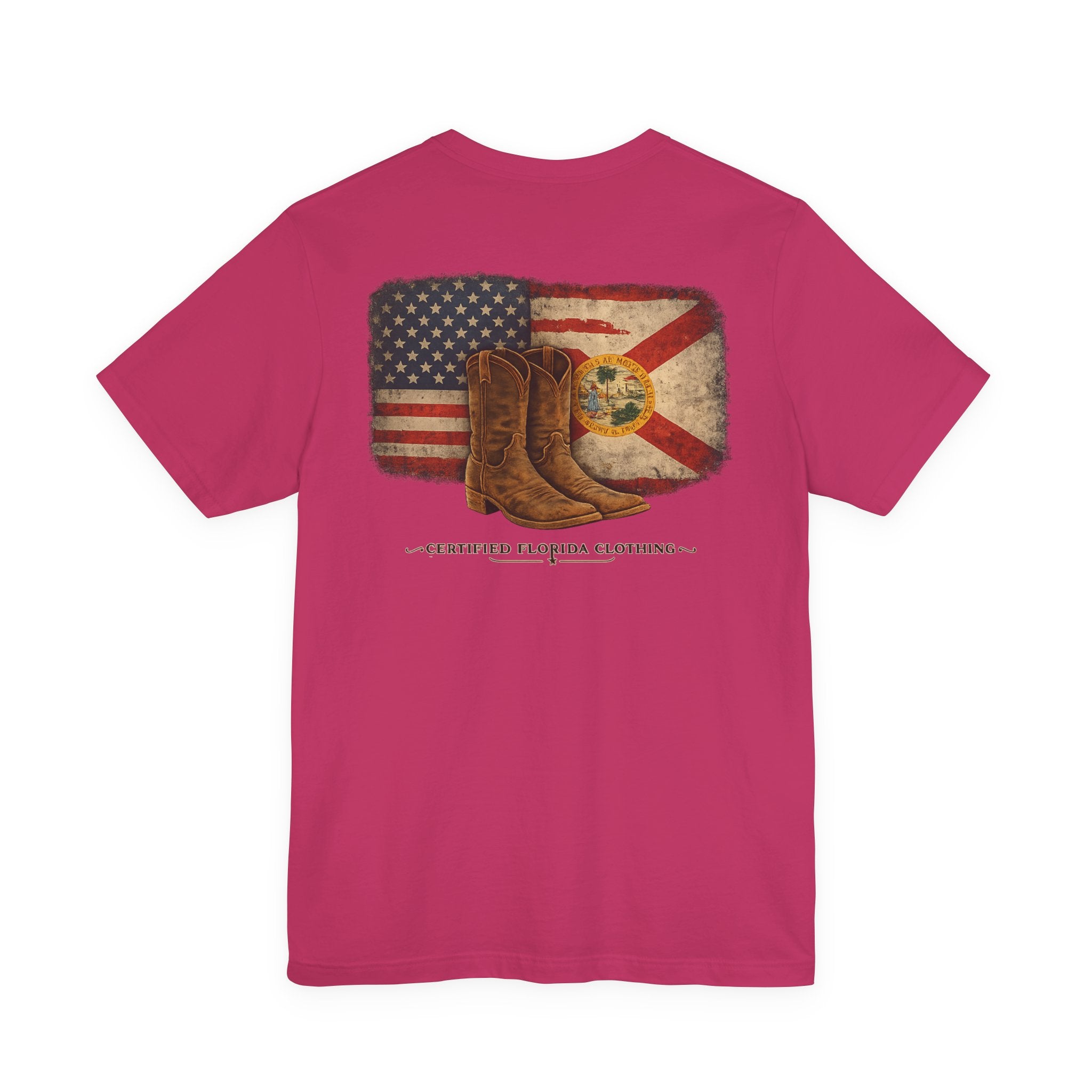 Florida Boots Vintage Flag T-Shirt — Certified Florida Clothing