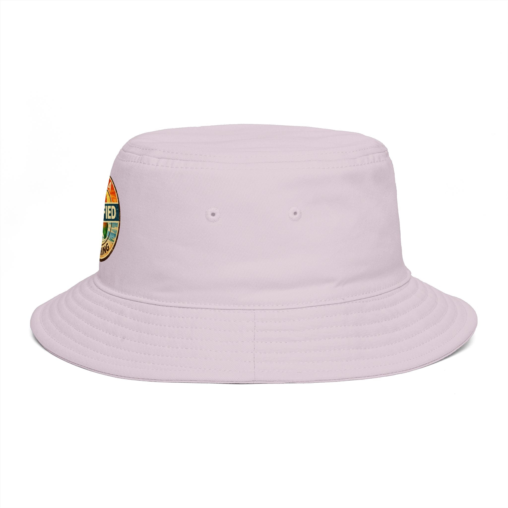 Florida Certified Clothing Bucket Hat — Retro Sunset Logo Beach Hat