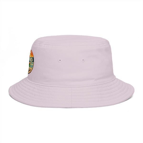 Florida Certified Clothing Bucket Hat — Retro Sunset Logo Beach Hat