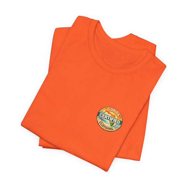 Florida Certified Clothing Tee — Vintage Beach Graphic Short Sleeve Shirt