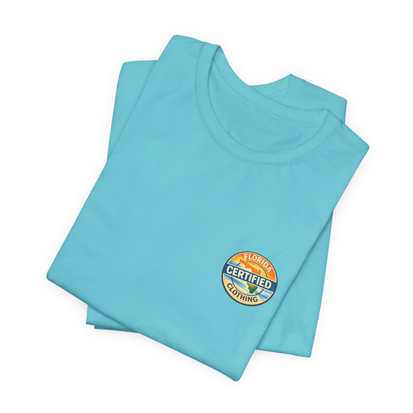 Pickleball Florida T-Shirt — Certified Pickleball Retro Beach Tee