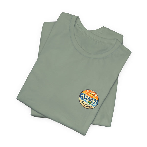 Pickleball Florida T-Shirt — Certified Pickleball Retro Beach Tee