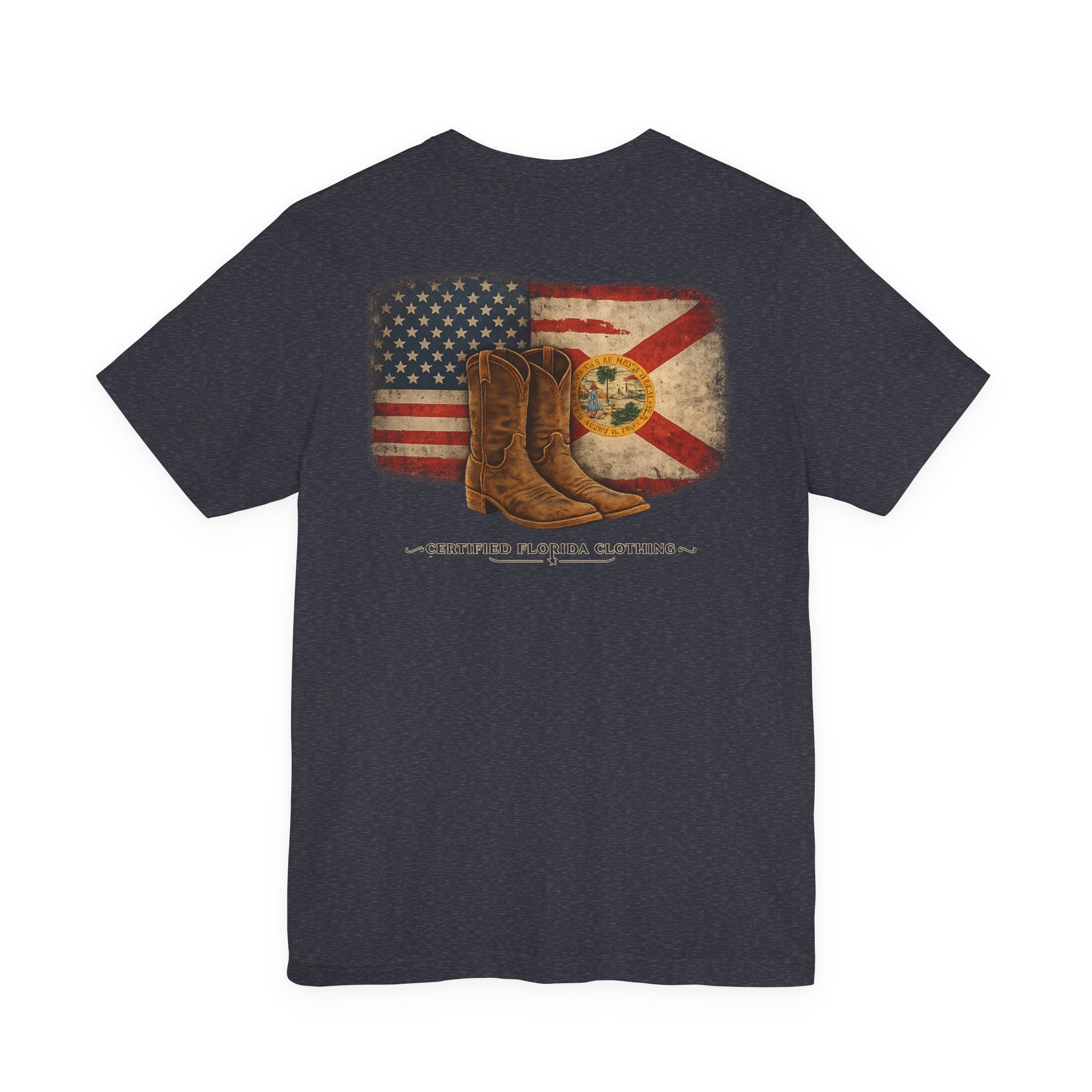 Florida Boots Vintage Flag T-Shirt — Certified Florida Clothing