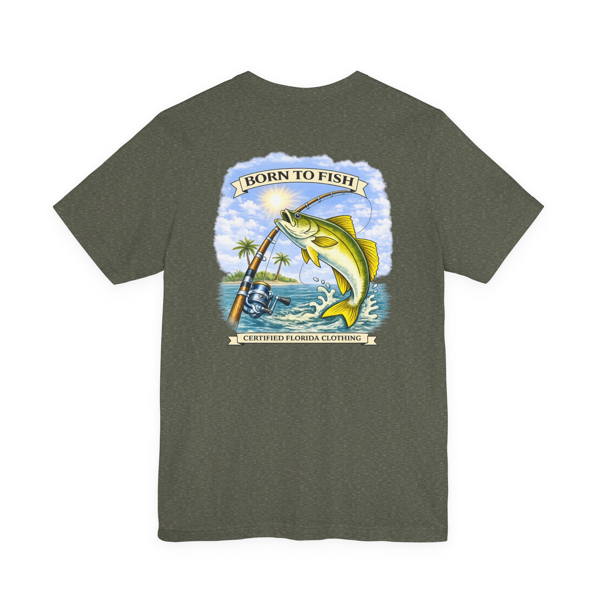 Born to Fish T-Shirt — Vintage Florida Fishing Tee