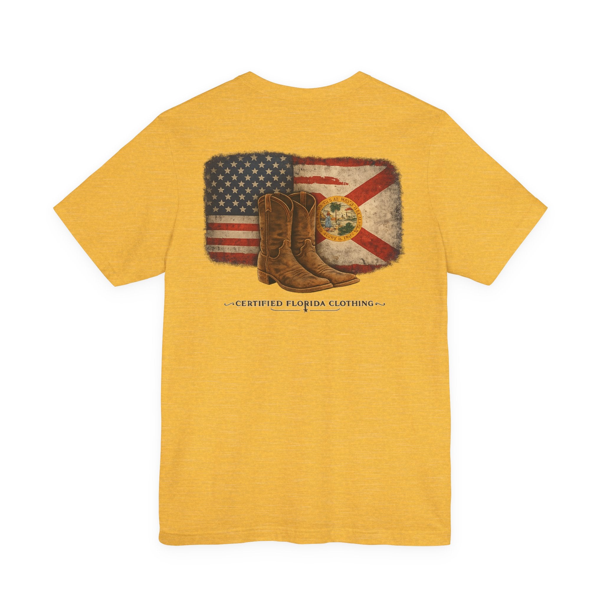Florida Boots Vintage Flag T-Shirt — Certified Florida Clothing
