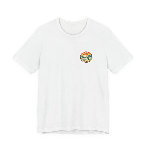Florida Certified Clothing Tee — Vintage Beach Graphic Short Sleeve Shirt