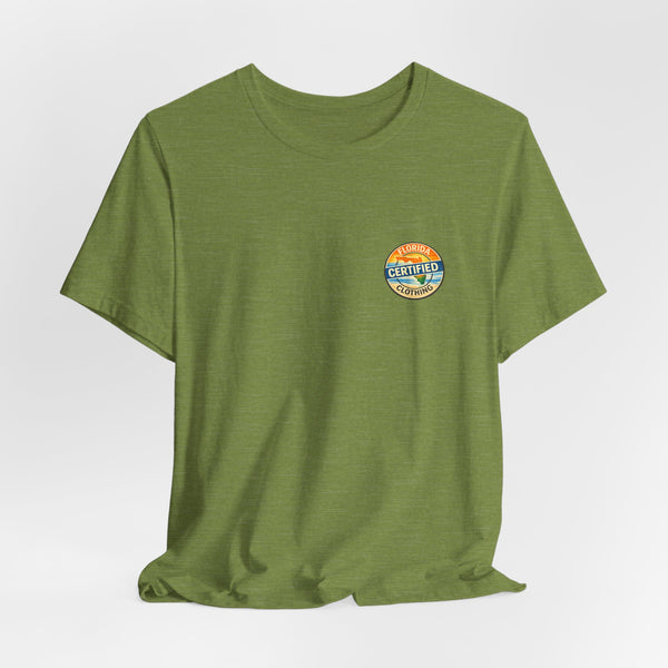 Florida Rocket Tee — "Certified" Space Shuttle Palm Tree T-Shirt