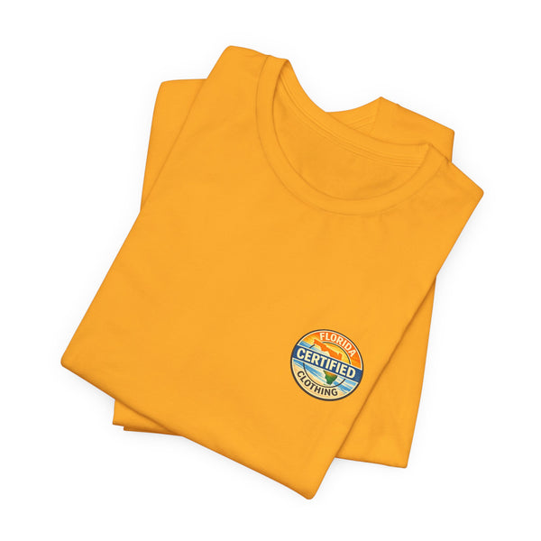 Florida Rocket Tee — "Certified" Space Shuttle Palm Tree T-Shirt