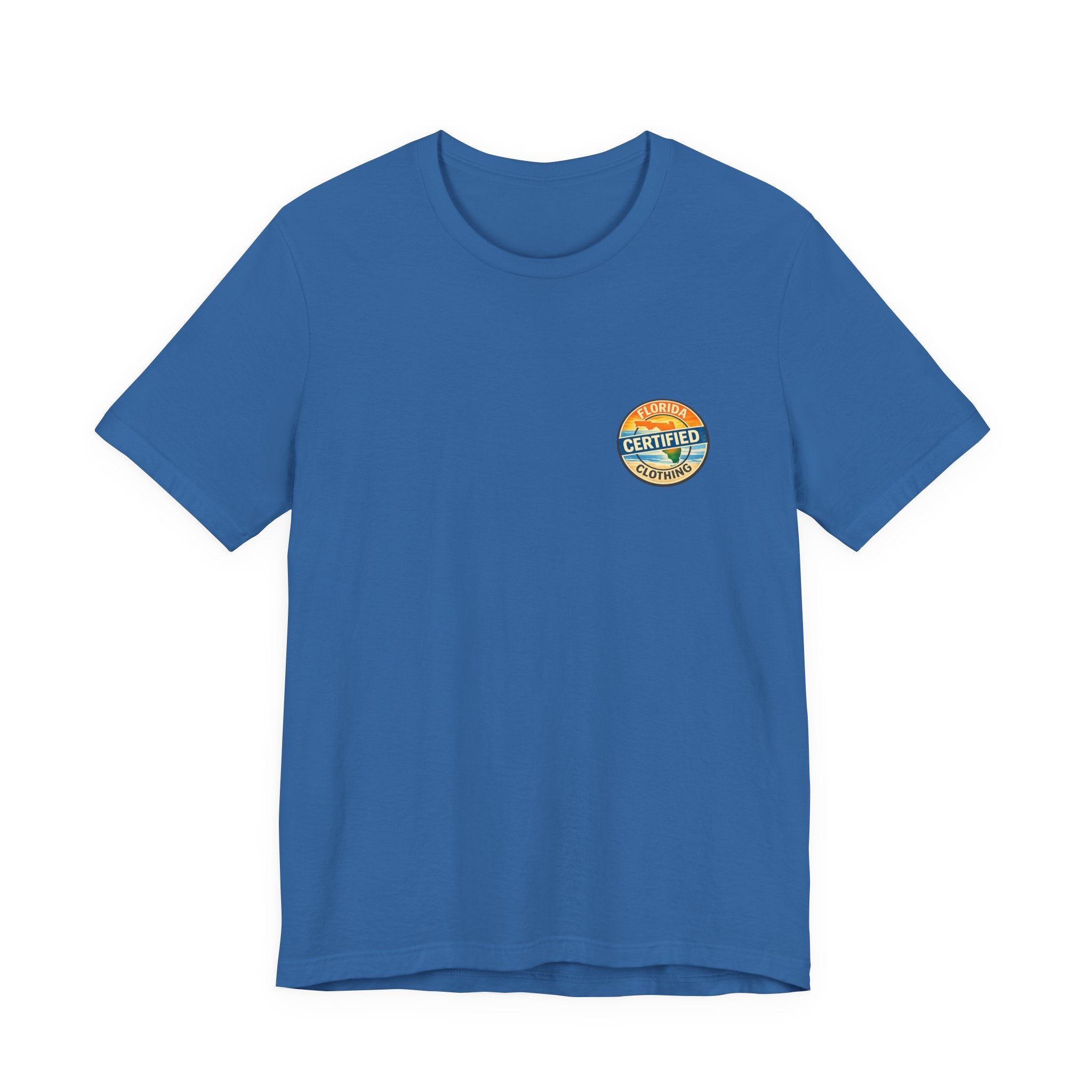 Cornhole T-Shirt — "Sinkin' & Drinkin'" Tropical Sunset Game Tee