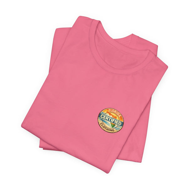 Florida Certified Clothing Tee — Vintage Beach Graphic Short Sleeve Shirt