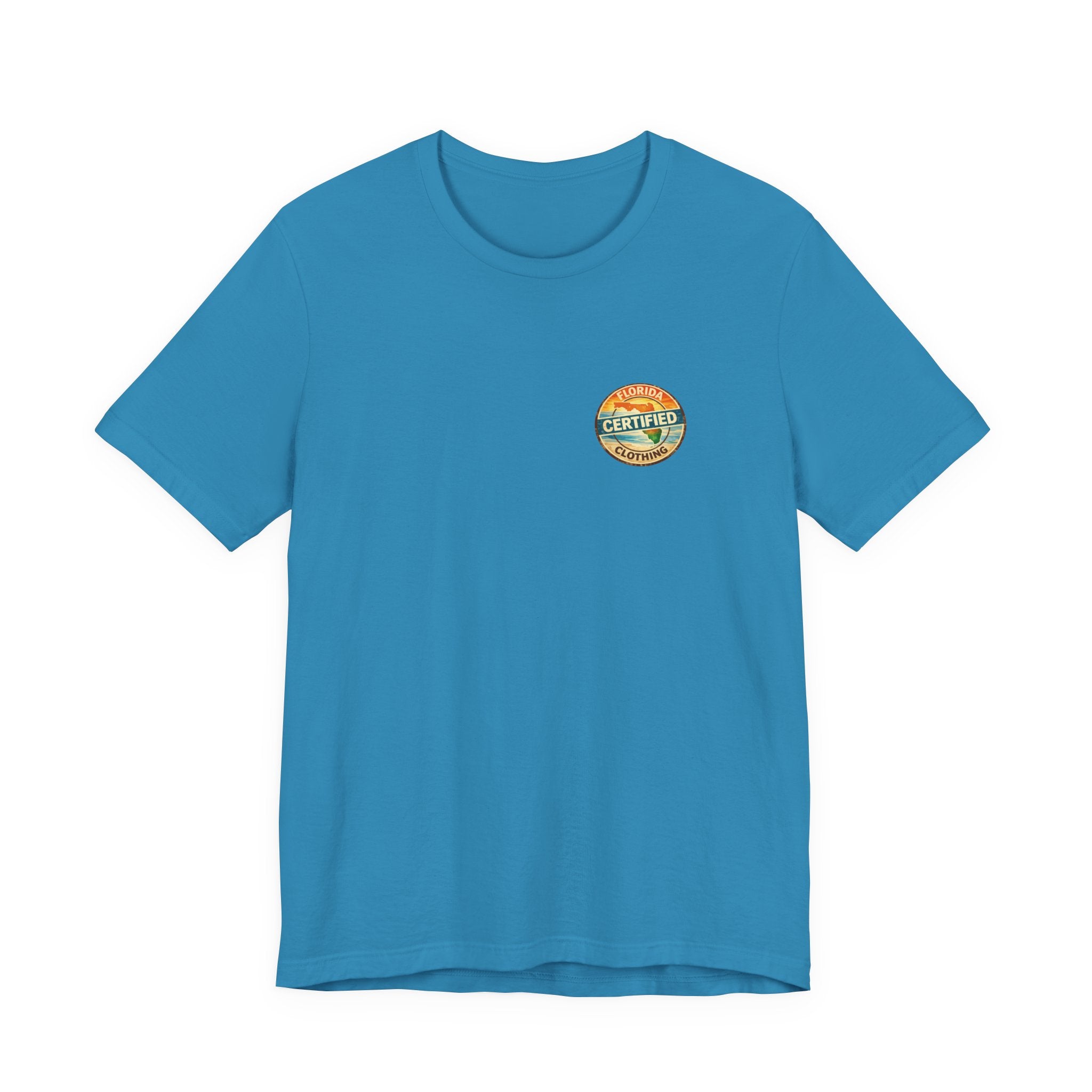 Florida Certified Clothing Tee — Vintage Beach Graphic Short Sleeve Shirt