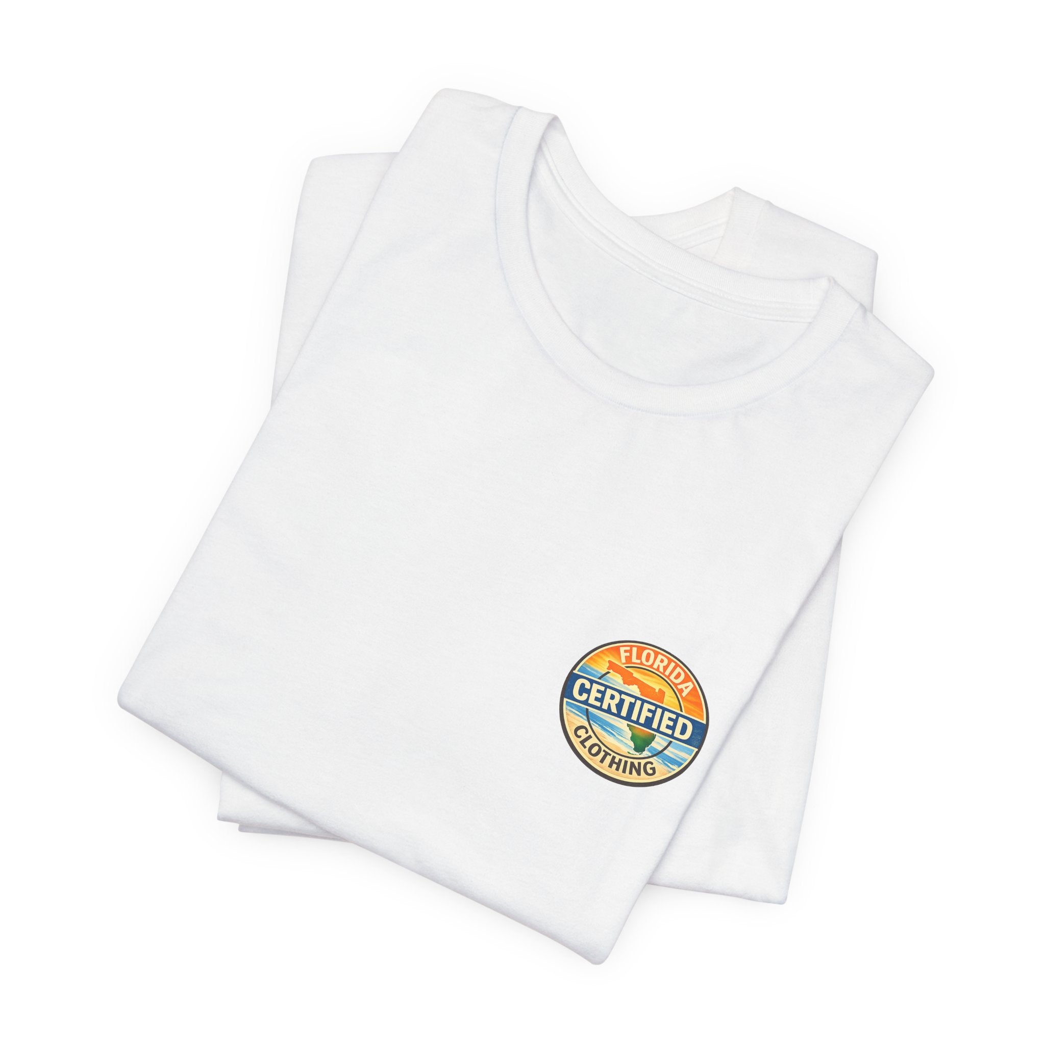 Cornhole T-Shirt — "Sinkin' & Drinkin'" Tropical Sunset Game Tee