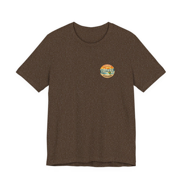 Florida Certified Clothing Tee — Vintage Beach Graphic Short Sleeve Shirt