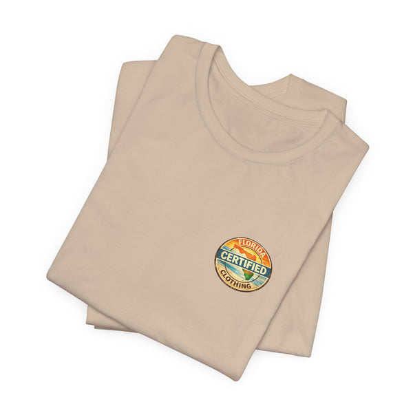 Florida Certified Clothing Tee — Vintage Beach Graphic Short Sleeve Shirt