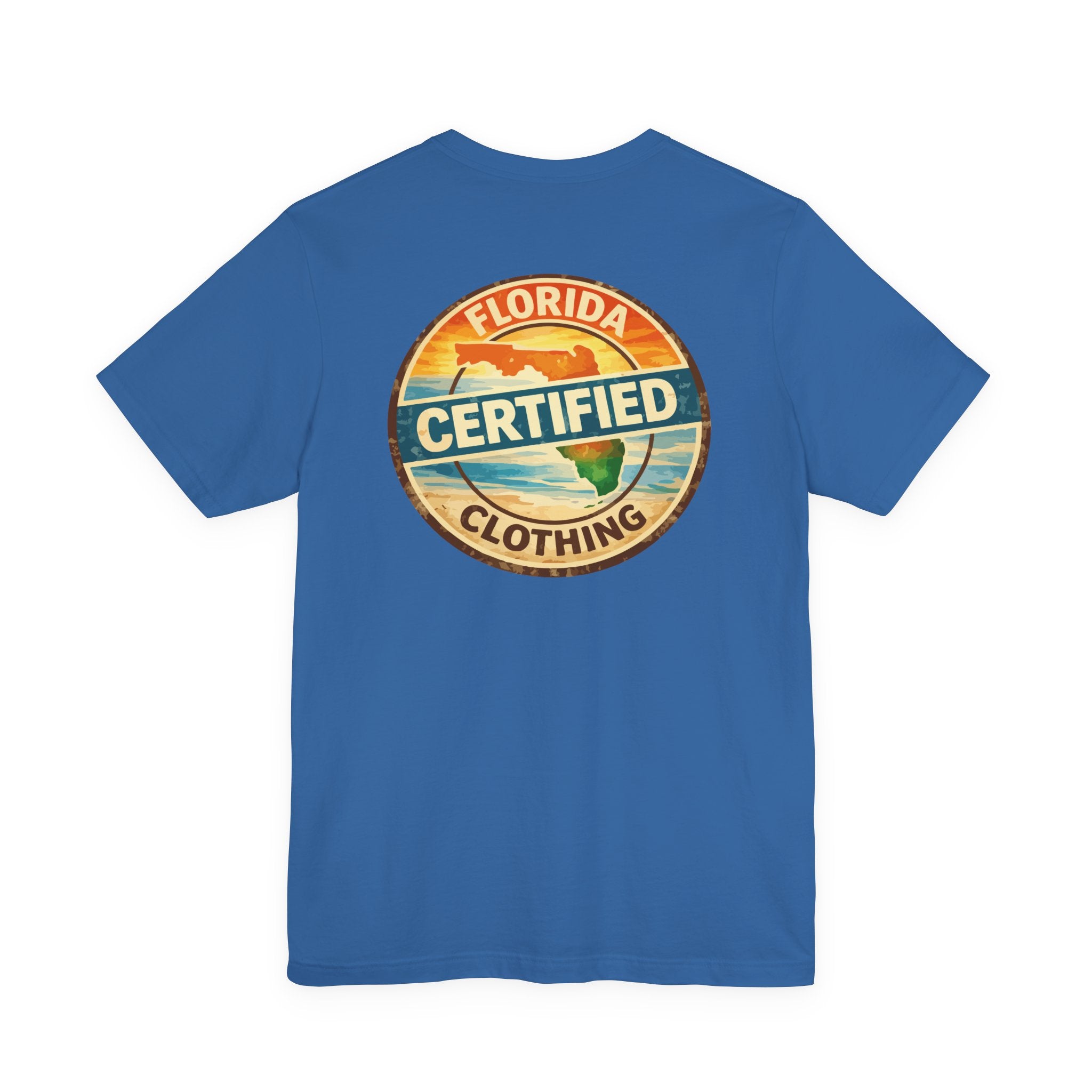 Florida Certified Clothing Tee — Vintage Beach Graphic Short Sleeve Shirt